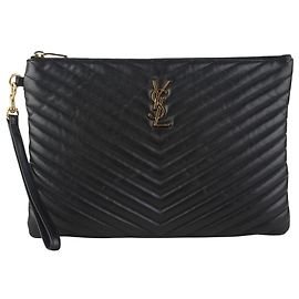 Saint Laurent Clutch Matelassé New Medium