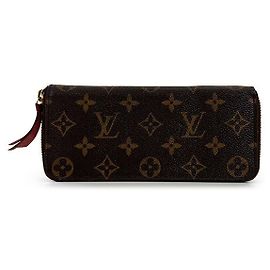 Louis Vuitton Carteira Longa Zippy Monogram Clemence Fuchsia