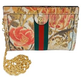Gucci Borsa a tracolla Ophidia GG Flora Chain