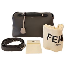 Fendi Borsa Tote By The Way Grigia Large