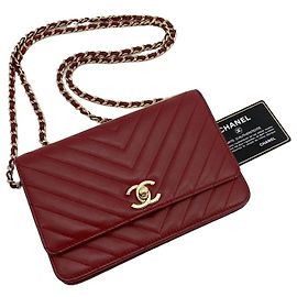 Chanel Trendy CC WOC Crossbody Mini-Tasche aus Lammleder Chevron