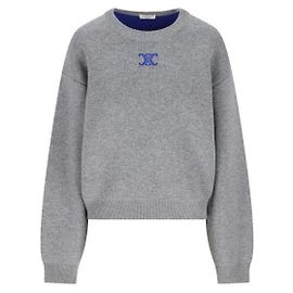 Céline Kaschmir-Pullover mit Rundhalsausschnitt