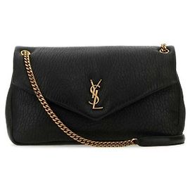 Saint Laurent Borsa grande in pelle di agnello grana