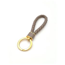 Bottega Veneta Intrecciato Key Ring Brown