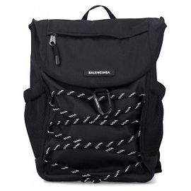 Zaino Balenciaga Hike Nero in Nylon