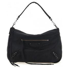 Balenciaga Decorazione City Moto Medium in Ottone