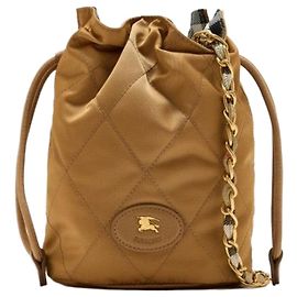 Burberry Bolsa de mão reversível com corrente em ferradura