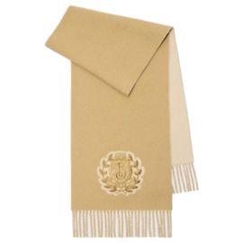 Burberry Crest Kaschmirschal Sandbeige