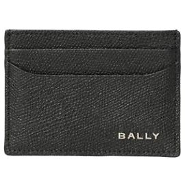 Portacarte Bally Essential in pelle nera