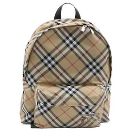 Zaino Burberry Check Sand Beige