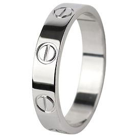 Cartier Anello Love in Oro Bianco (Mini) Small Size