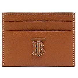 Burberry Tarjetero TB de piel granulada