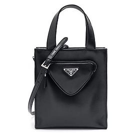 Prada Saco Tote em couro Nappa