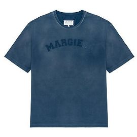 Maison Martin Margiela Heavy Jersey T-Shirt Blau