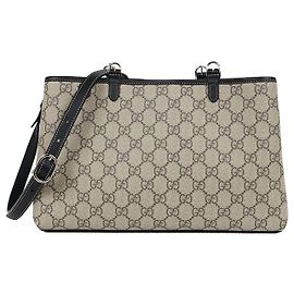 Gucci Borsa a spalla tote media GG Emblem