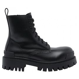 Stivaletti Balenciaga Strike House in pelle nera