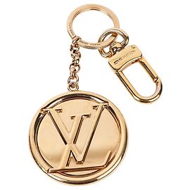 Louis Vuitton Portachiavi charm per borsa placcato oro