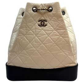 Chanel Gabrielle Small Backpack White