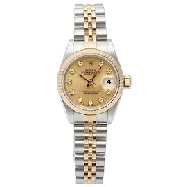 Rolex Reloj Combo para Mujer Datejust After Diamond Ten Point