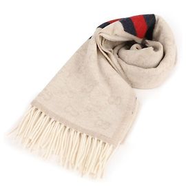 Gucci Sciarpa in lana Web New Nicky