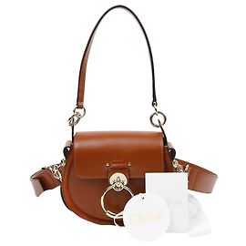Chloé Kleine Leder-Tote-Bag Schultertasche Braun