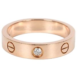 Cartier Love Ehering Roségold Diamant