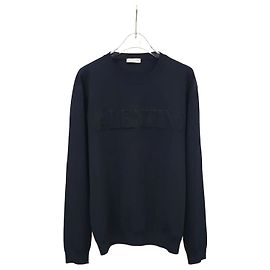 Valentino Strickware in Schwarz mit geprägtem Logo