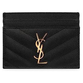 Saint Laurent Portacarte Monogram Grain