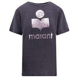 Isabel Marant Leinen T-Shirt Faded Night Lilac