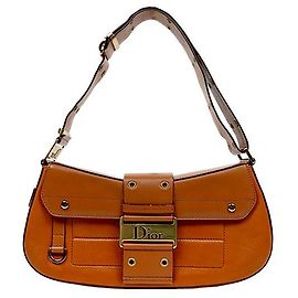 Dior Columbus Schultertasche braun