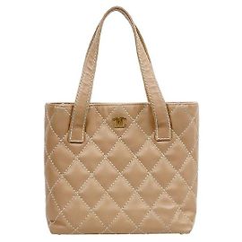 Chanel Borsa Tote Wildstitch Beige
