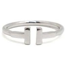 Tiffany & Co Anello in filo d'oro bianco Misura