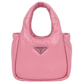Prada Saco Tote em couro Napa não utilizado