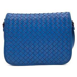 Bottega Veneta Borsa a tracolla con patta in mesh Intrecciato