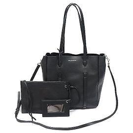 Balenciaga Tote Everyday XS in vitello nero