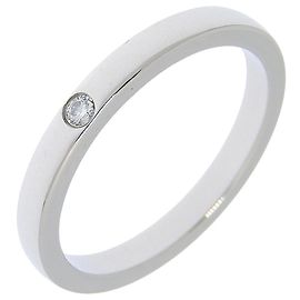 Cartier C de Cartier Ehering aus Platin mit Diamant