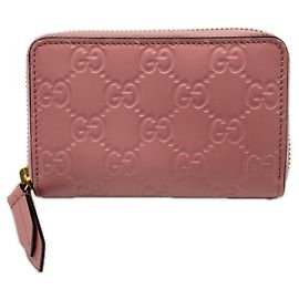 Gucci Guccissima Zip Wallet/Coin Case