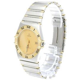 Omega Constellation Quartz Stainless Steel and Yellow Gold 33
