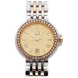 Alfred Dunhill Orologio da polso da donna Dunhill Elite Bezel Diamanti Quadrante Oro