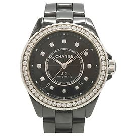 Orologio da uomo Chanel J12 Caliber 12.1 Lunetta Diamanti