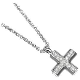 Bulgari Bvlgari Greek Cross 18K White Gold with Diamonds