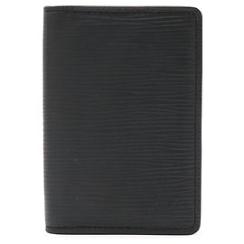 Porta-cartões Louis Vuitton Epi em Noir