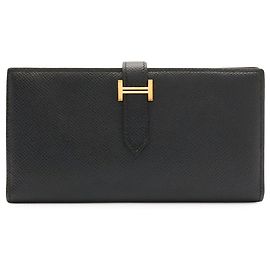 Hermès Portafoglio lungo Hermes Bearn Soufflé