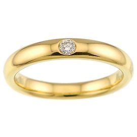 Anel Aliança Harry Winston com Diamantes Redondos
