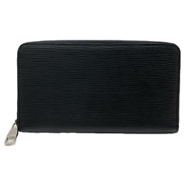 Louis Vuitton Epi Zippy Organizer Noir Lange Geldbörse