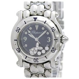Chopard Happy Sport Quartz Stainless Steel with Floating Diamonds and Mother of Pearl 26