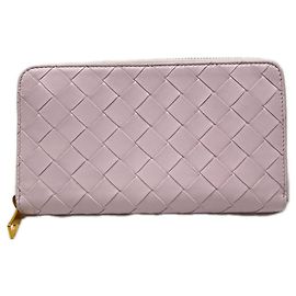Portafoglio con zip Bottega Veneta Intrecciato