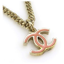 Collana Chanel Oro e Rosa