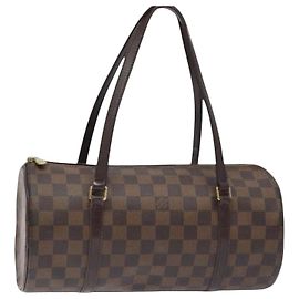 Louis Vuitton Papillon Borsa Cilindrica Damier Ebene
