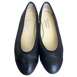 Chanel Ballerine in pelle nera